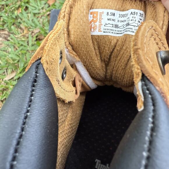 Men's Timberland PRO PIT BOSS 6" WHEAT Steel Toe Boots Safety Shoes Size 8.5 - Picture 5 of 11